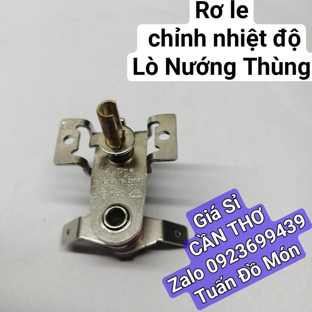 Rơ le điều chỉnh nhiệt độ lò nướng thùng, linh kiện phụ tùng chính hãng