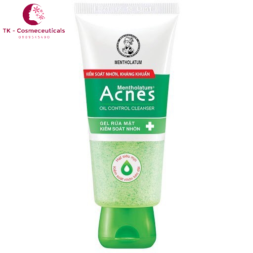 Gel Rửa Mặt Kiểm Soát Nhờn Acnes / Kem Rửa Mặt Ngăn Ngừa Mụn Acnes - 100g