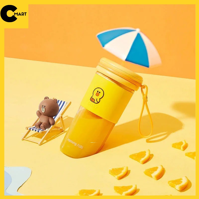 Máy Xay Sinh Tố Trái Cây Sạc Điện Joyoung Line Friends Brown & Sally L3-C86XL [CMART GIA DỤNG TIỆN ÍCH]
