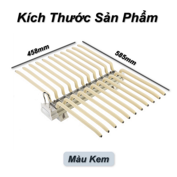 GIÁ TREO QUẦN ÁO ÂM TỦ PHIÊN BẢN NÂNG CẤP