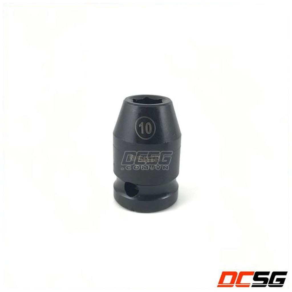 Đầu tuýp đen 6 cạnh 10mm 1/2" Sata 34303