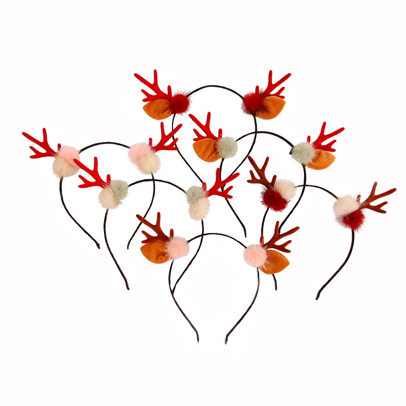 Kẹp tóc phong cách giáng sinh dễ thương bờm tóc giáng sinh 2021