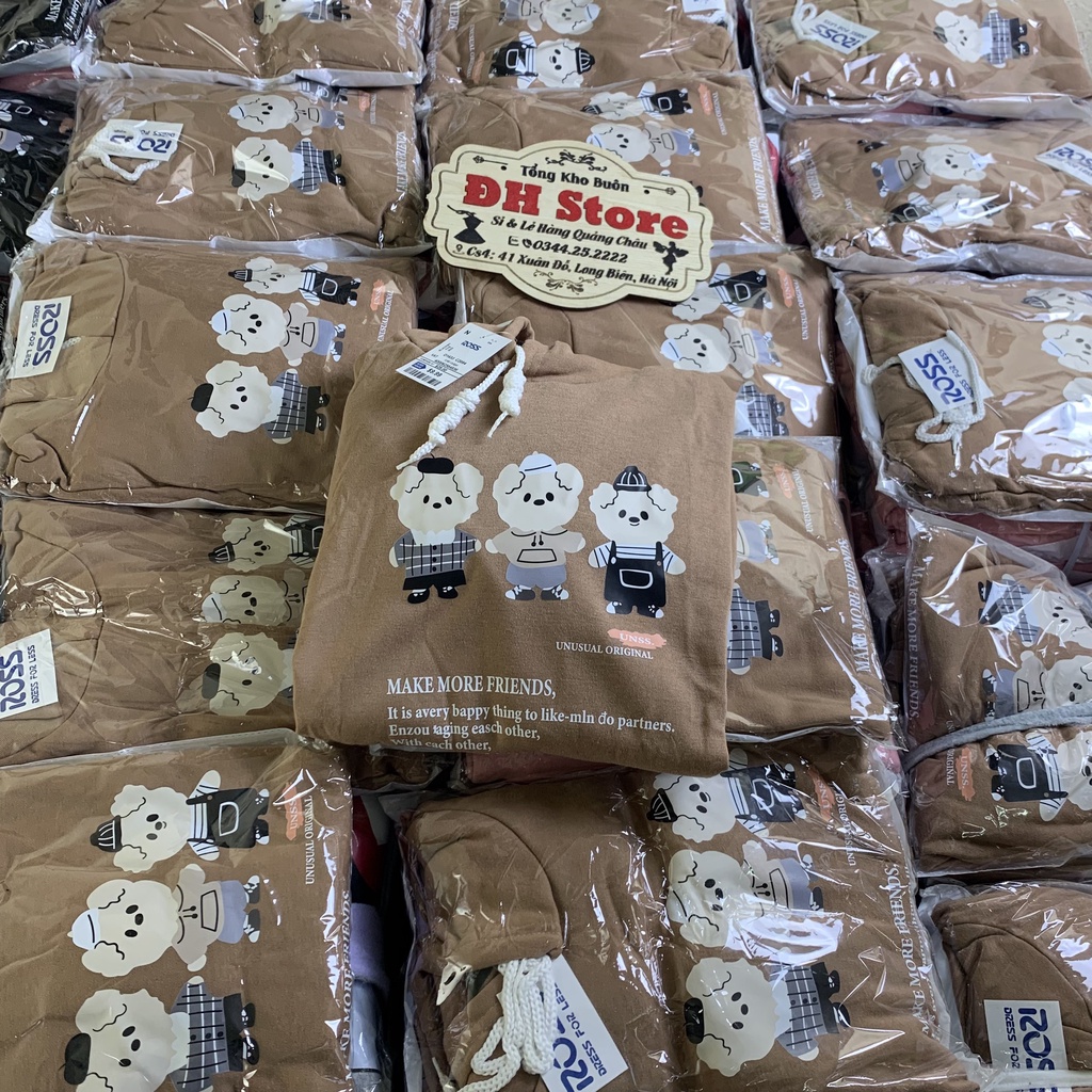 (Mẫu Mới 2021) Áo Hoodie 3 Chú Heo Có Mũ Nam Nữ Chất Nỉ Bông Dày Dặn Form Rộng Unisex- Áo Nỉ Nam Nữ Ulzzang Hoạ Tiết | BigBuy360 - bigbuy360.vn