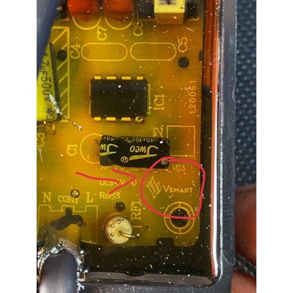 Bộ tạo ion âm công suất cao VSMART hàng chính hãng ion khử khói khử mùi 220V