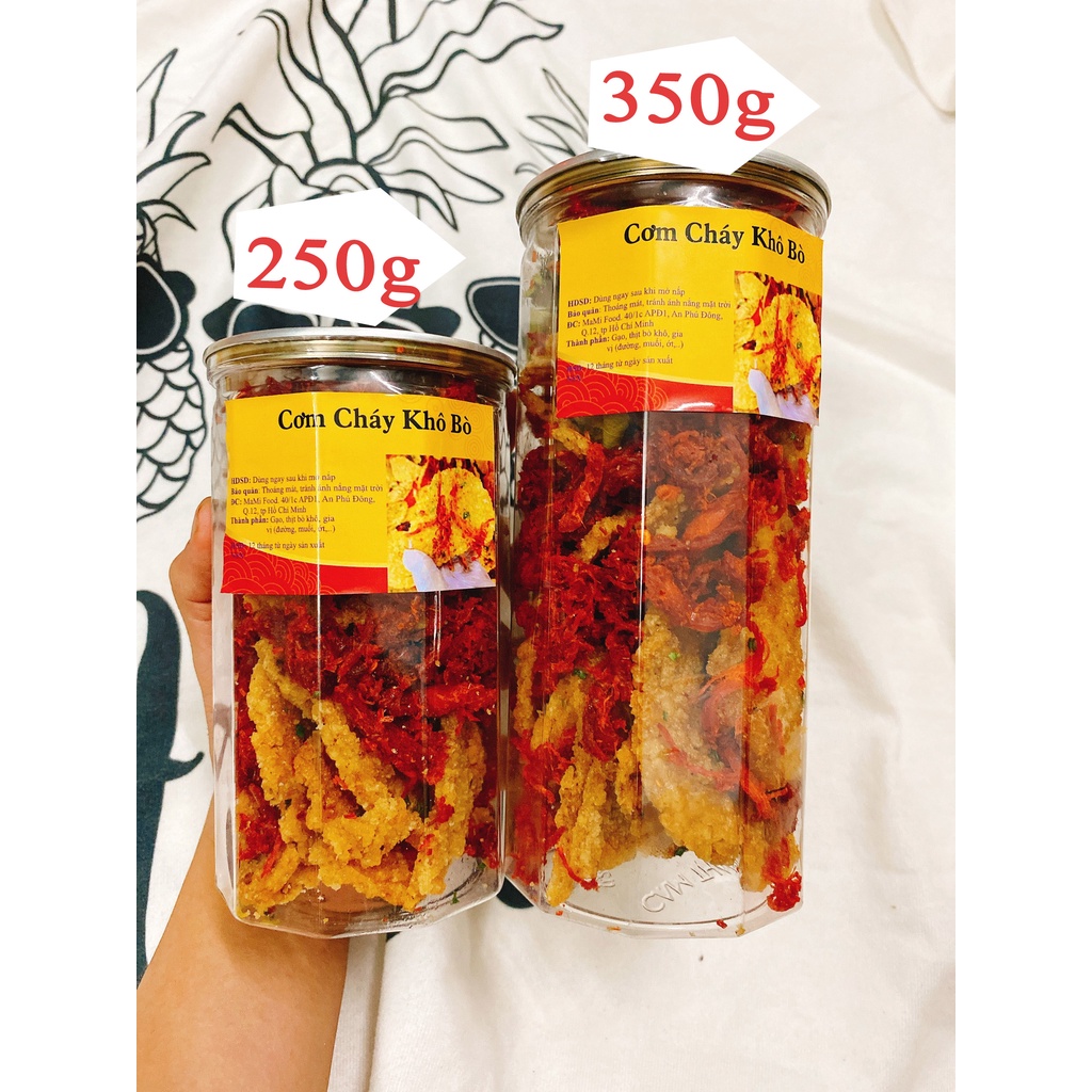 Cơm Cháy Lắc Khô Bò, giòn ngon, dai ngọt, Mami Food