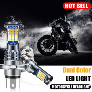 Đèn Pha LED Kevanly H4 P15D BA20D 24SMD Ánh Sáng Trắng DC12V Cho Xe Máy