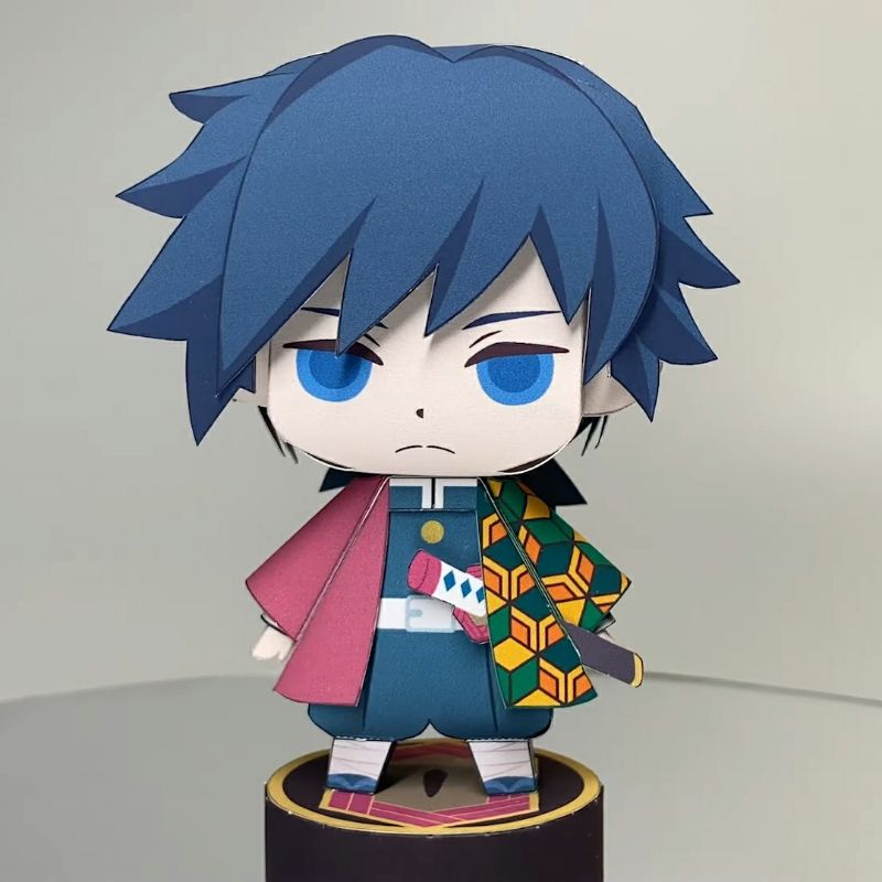 Mô hình giấy anime Thủy Trụ Tomioka Giyuu ver.2