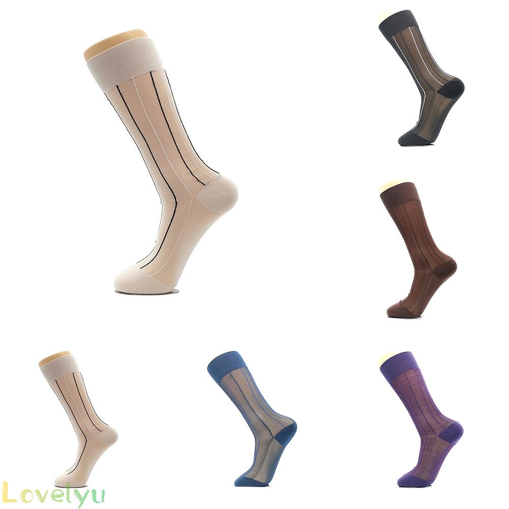 &lt;READY STOCK&gt;Mens Dress Socks 1 Pairs Lot Striped Casual Fashion Sexy Knee High Stockings MxvvuM lzONWwo aUWzne100% brand new！