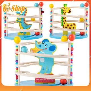 Đồ chơi thả bóng vườn thú [HÀNG ĐẸP, CHẤT LƯỢNG] Bé thả 3 trái bóng chạy quanh lồng các con thú