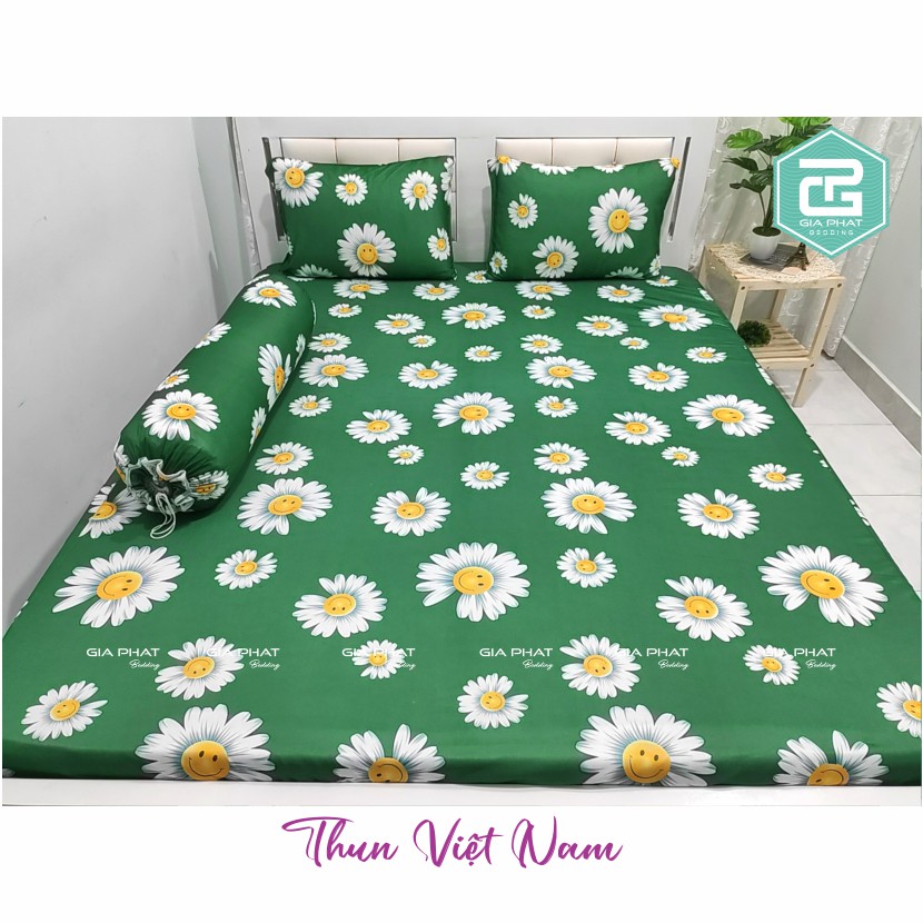 [Link 2_Bông] Bộ Ga 4 món Thun Lạnh Việt Nam cao cấp (1 ga + 2 áo gối nằm + 1 áo gối ôm) | BigBuy360 - bigbuy360.vn