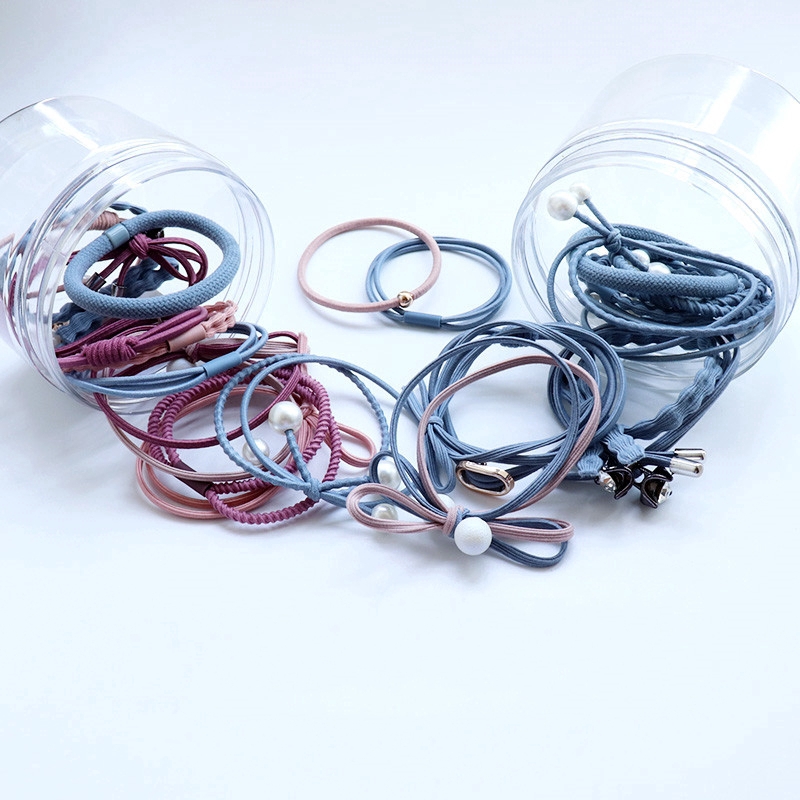 Set 12 dây buộc tóc co giãn xinh xắn đáng yêu dành cho nữ