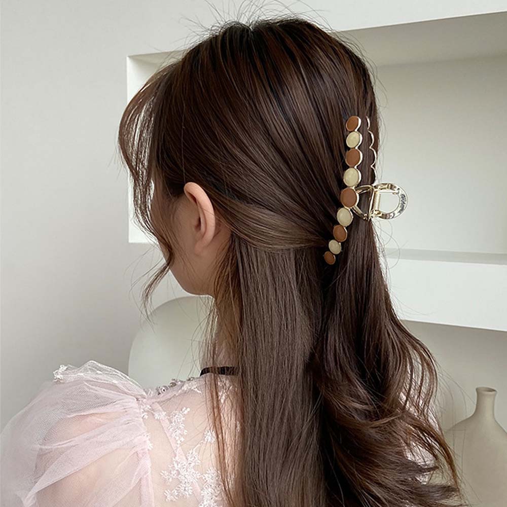 Kẹp tóc càng cua màu kẹo phong cách Hàn Quốc thời trang nữ