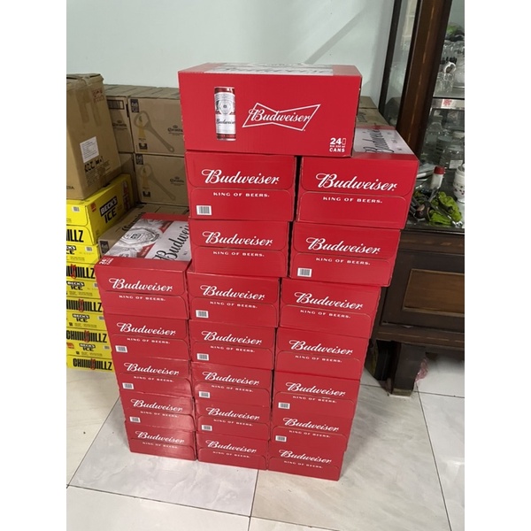 Bia Budweiser 24lon sleek