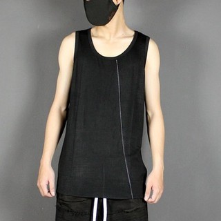 Áo tanktop chỉ nổi chéo, thiết kế vạt layer cá tính, độc đáo Lexuza 210