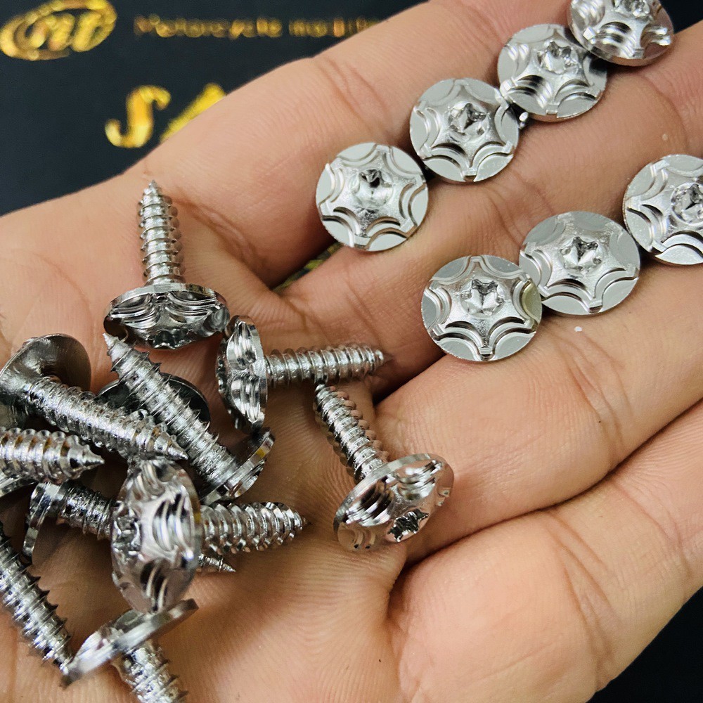 ỐC SALAYA NGÔI SAO 2 TÀNG 5LY15 RĂNG XOẮN SỬ DỤNG BẮT DÀN ÁO YAMAHA, ỐP PÔ E