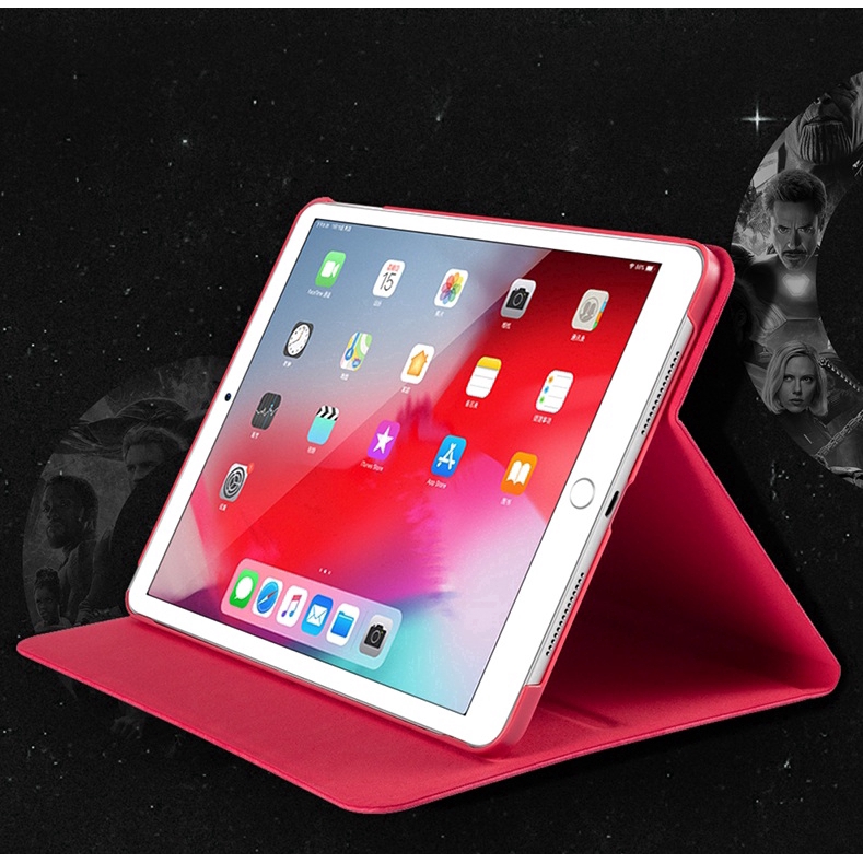 Ốp lưng vải da in Marvel The Avenger dành cho IPad 10.2 Mini 5 iPad Air 10.5'' iPad Pro 11'' ipad 9.7'' | BigBuy360 - bigbuy360.vn