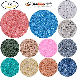 Set 1111/ 10g Hạt Cườm 2x1.3mm 0.8mm Dành Cho Làm Trang Sức Chuyên Dụng