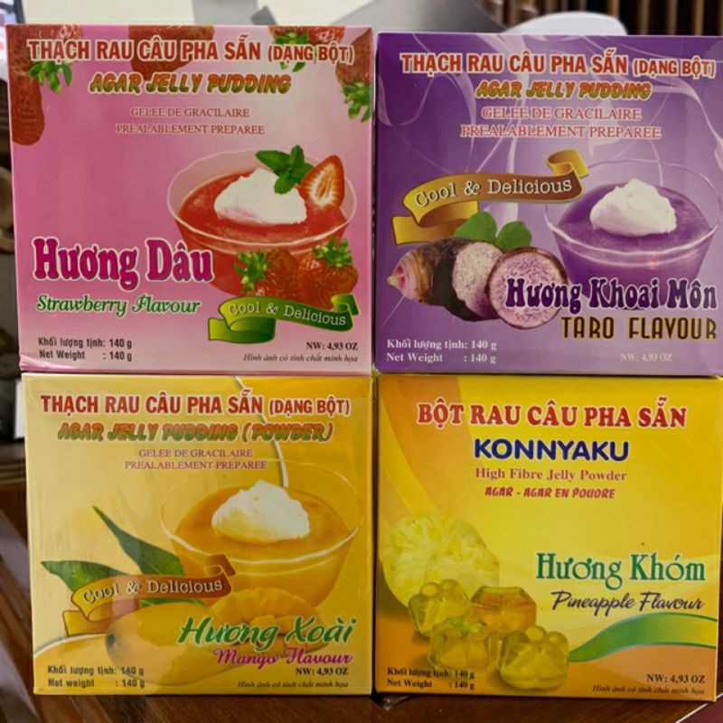 THẠCH RAU CÂU PHA SẴN 3K KONNYAKU JELLY 140G