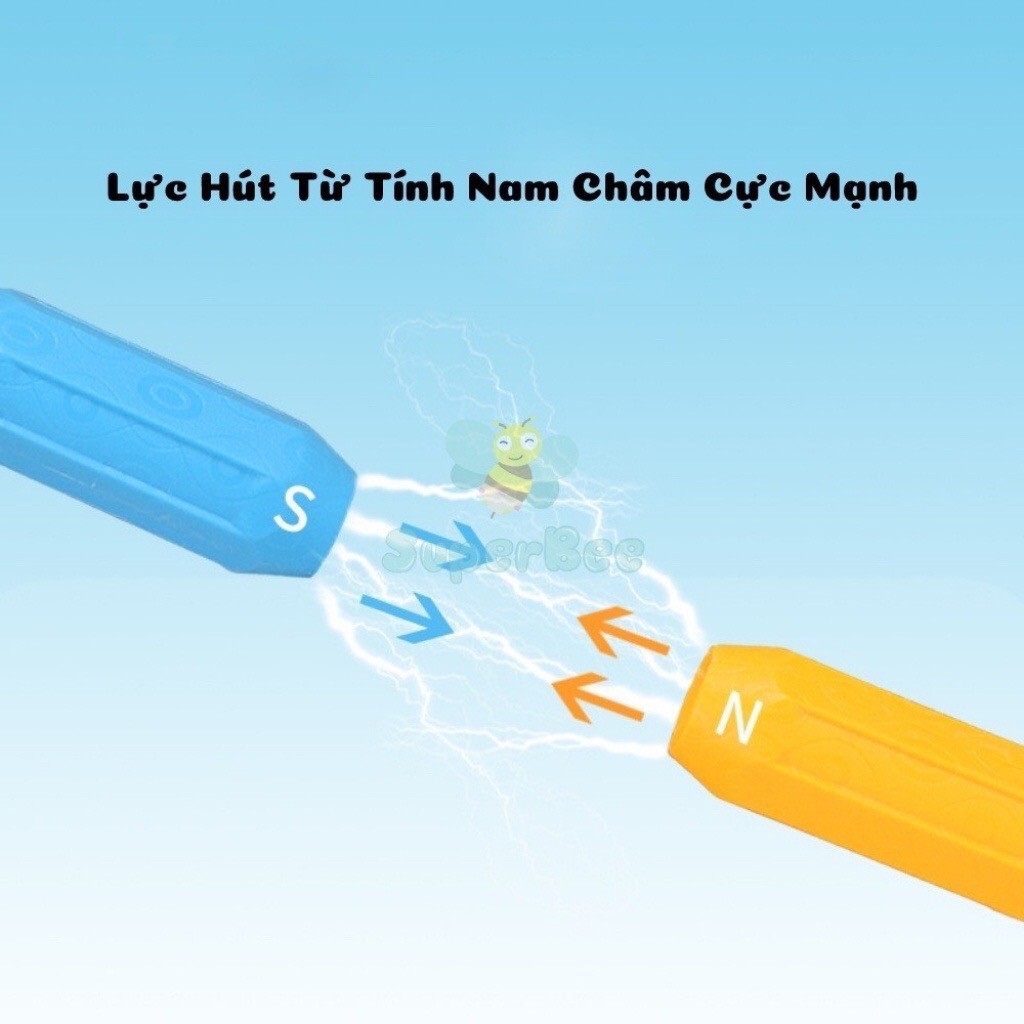 Đồ chơi nam châm từ tính xếp hình thế hệ mới cho bé lắp ráp hình sáng tạo siếu hot cho trẻ em