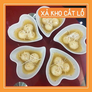 Giá siêu rẻ combo 5 đĩa tim sâu lòng gốm sứ bát tràng