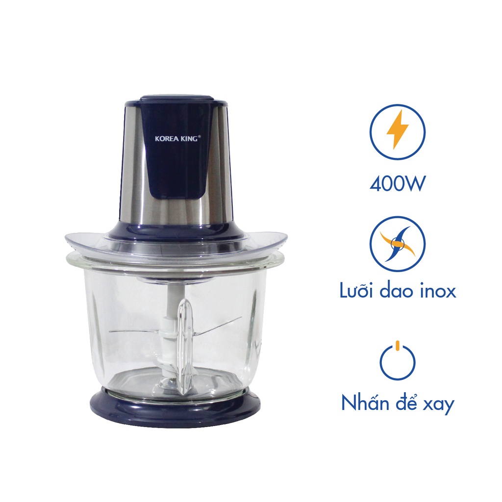 Máy xay thịt Korea King 1.5L PMC-15B/R/G Cao Cấp