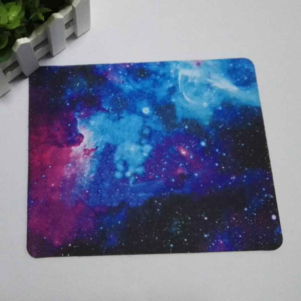 MC-Colorful Computer Game Mice Mat Work Star Sky Printing Comfortable Rubber Office Notebook Gaming Mouse Pad
