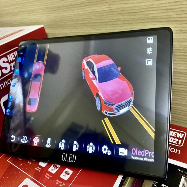 Bộ kết hợp màn hình DVD Android và Camera 360 độ 2 trong 1 Oled C8S 5G - Bảo Hành 18 Tháng