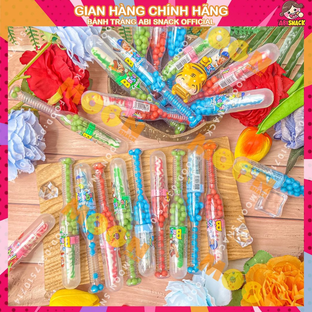 KẸO HÌNH GẬY BÓNG CHÀY 1 cây 6g ăn vặt bánh kẹo độc lạ Moon Snack Food