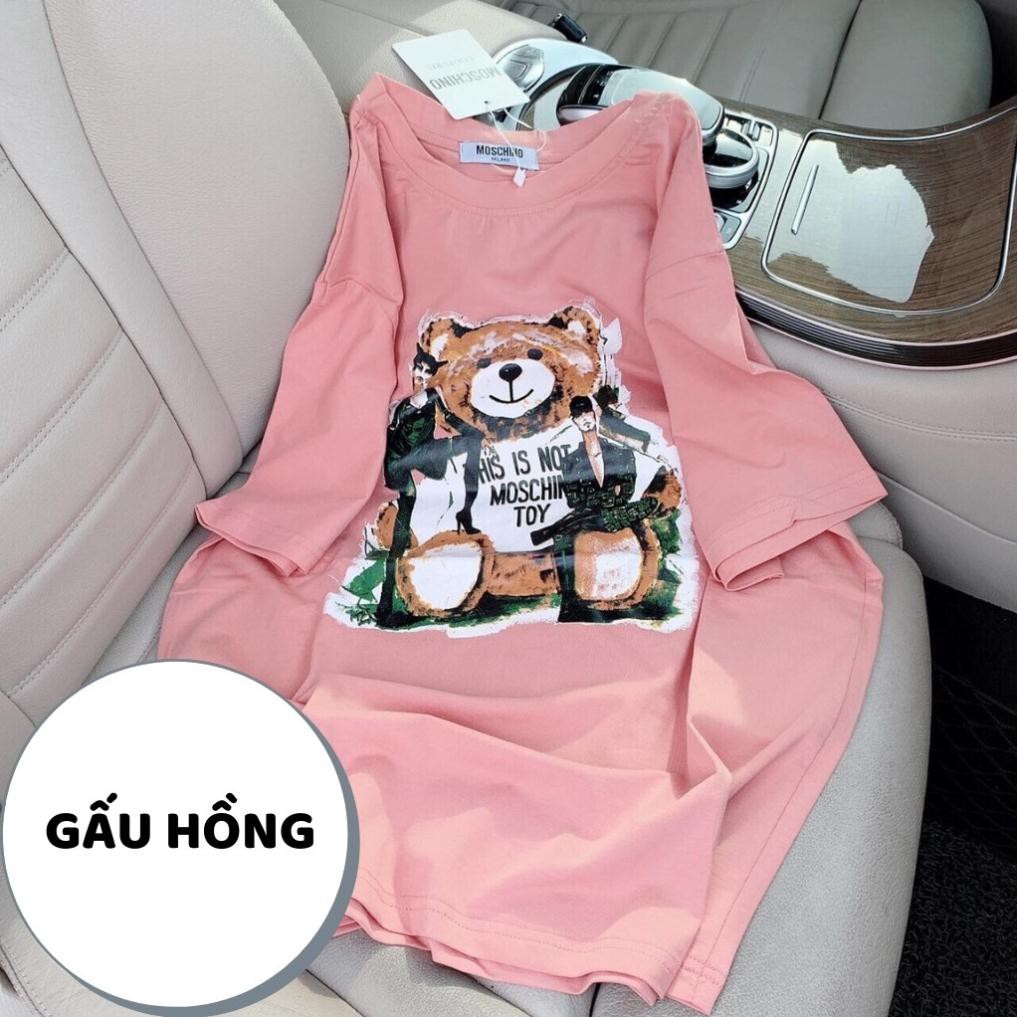 Áo thun nữ tay ngắn chất cotton Tàu xịn from rộng giấu quần QC001 DBN585 | BigBuy360 - bigbuy360.vn