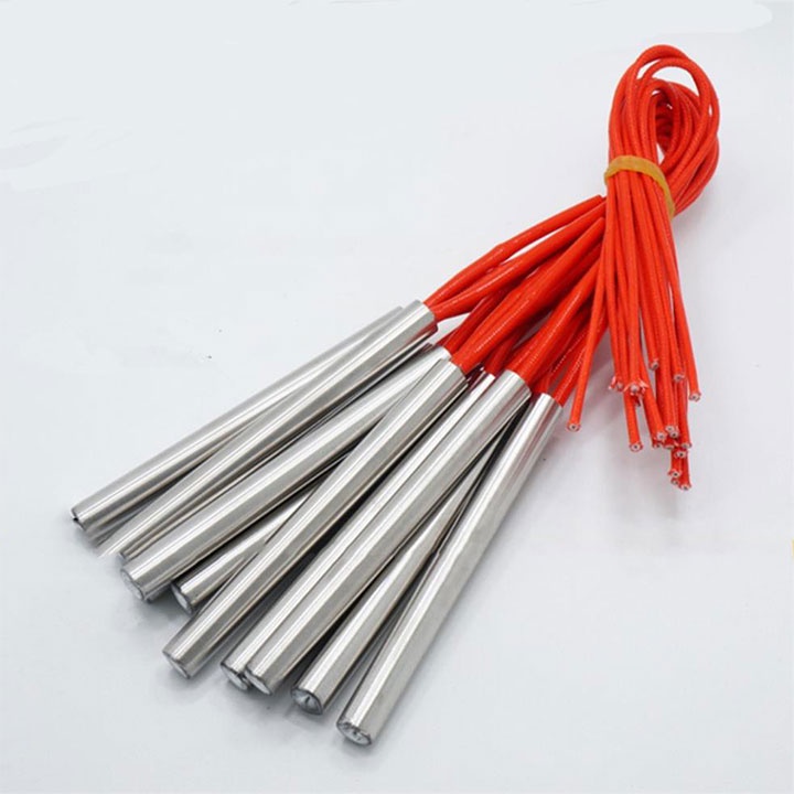 Thanh gia nhiệt phi 6mm, que điện trở nhiệt sấy khuôn, điện áp 220V phi 6