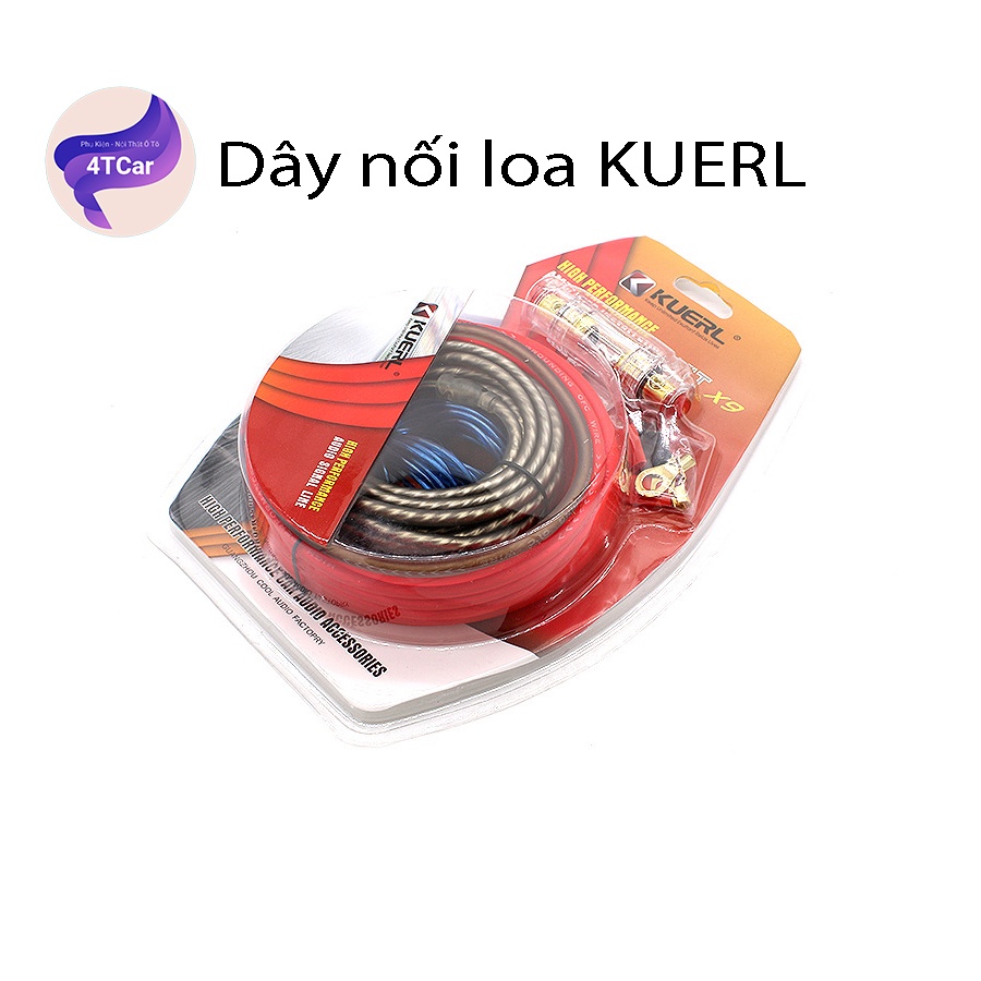 Full Bộ Kit dây đấu nối lắp đặt loa Siêu trầm Ô tô KUERL