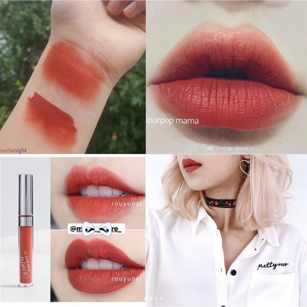Son kem Colourpop Ultra Matte Lip & Colourpop Ultra Blotted Lip
