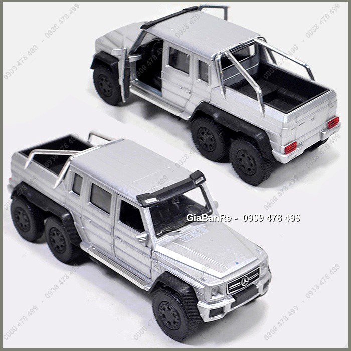 Xe Mô Hình Kim Loại Mercedes G63 6x6 Tỉ Lệ 1:36 - 7390.2