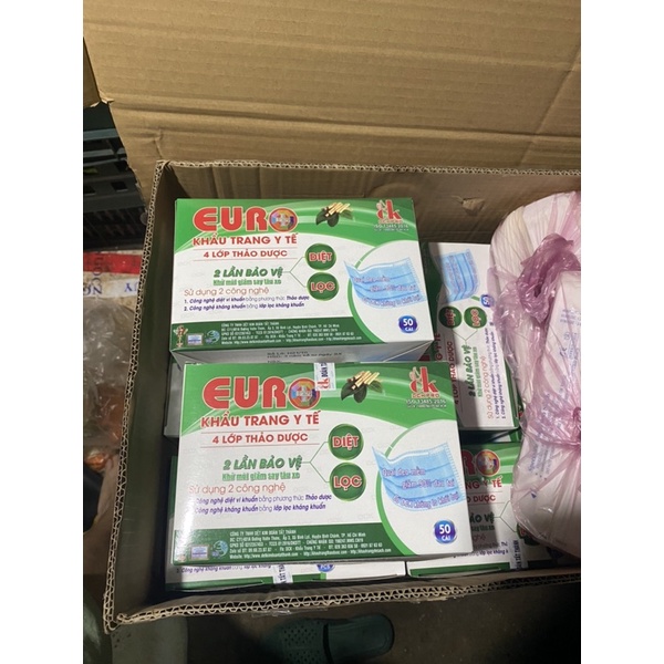 Khẩu Trang Y tế 4 lớp Giấy kháng khuẩn