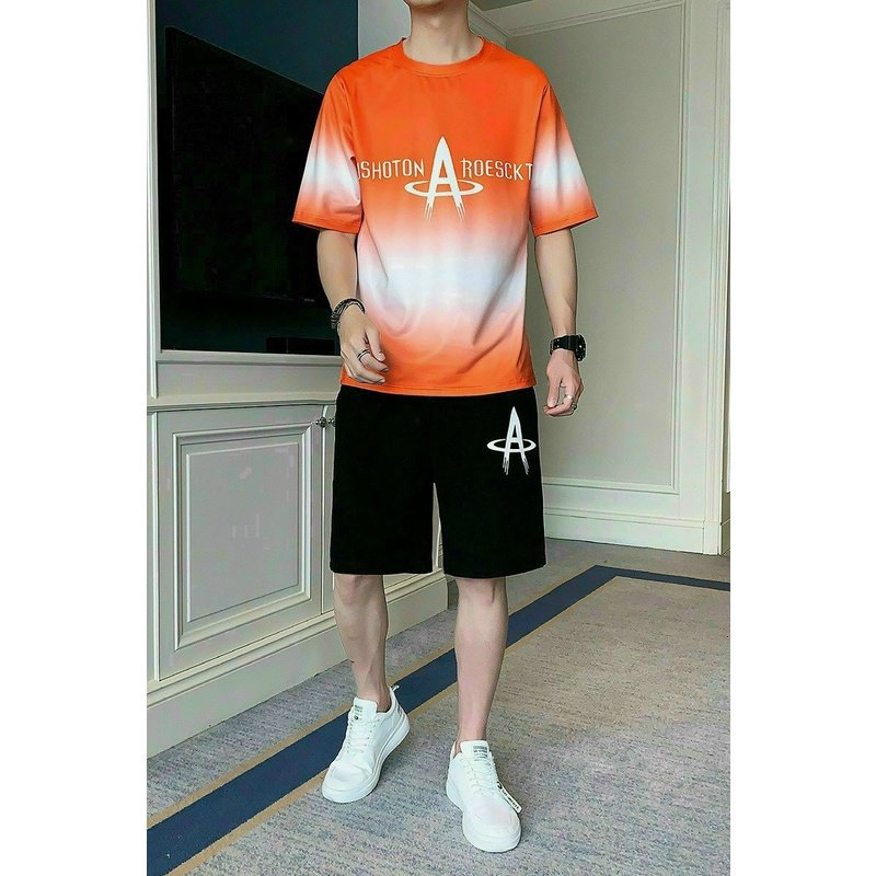 BỘ ĐỒ MẶC NHÀ CHẤT THUN LẠNH,FREE SHIP, IN 3D LOANG CHỮ A