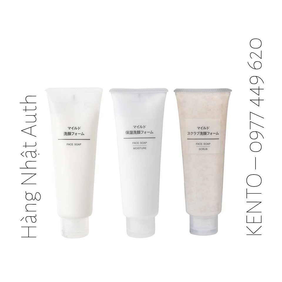 Sữa Rửa Mặt Muji Face Soap 120g