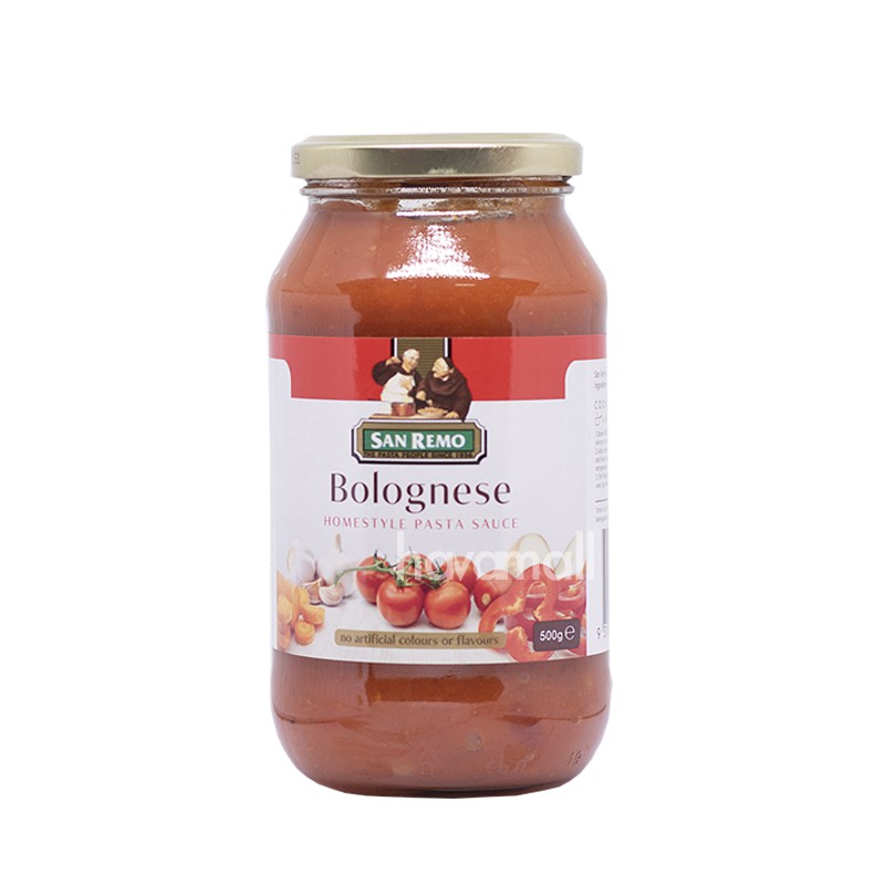 [DATE MỚI NHẤT] Sốt Mì Ý Vị Thịt Bò Bolognese San Remo 500gr