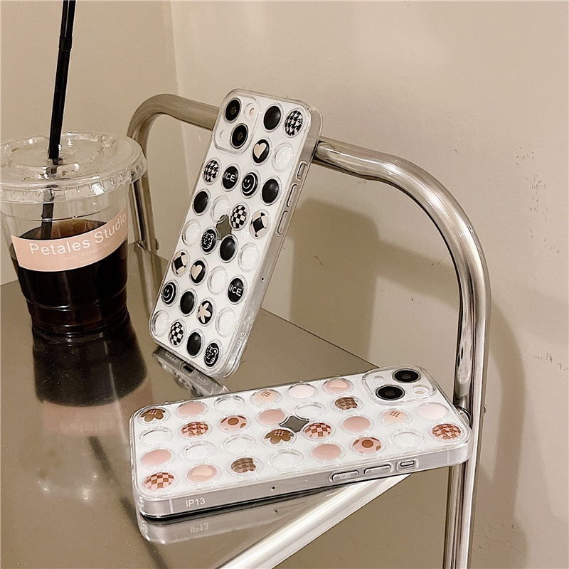Ốp lưng iphone Ốp Điện Thoại Trong Suốt Hình Bong Bóng Cho iphone13 14proPromax 6/6splus/7/7plus/8/8plus/x/xr/xs/11/14pro/13/pro/max/plus/promax Dinuo case