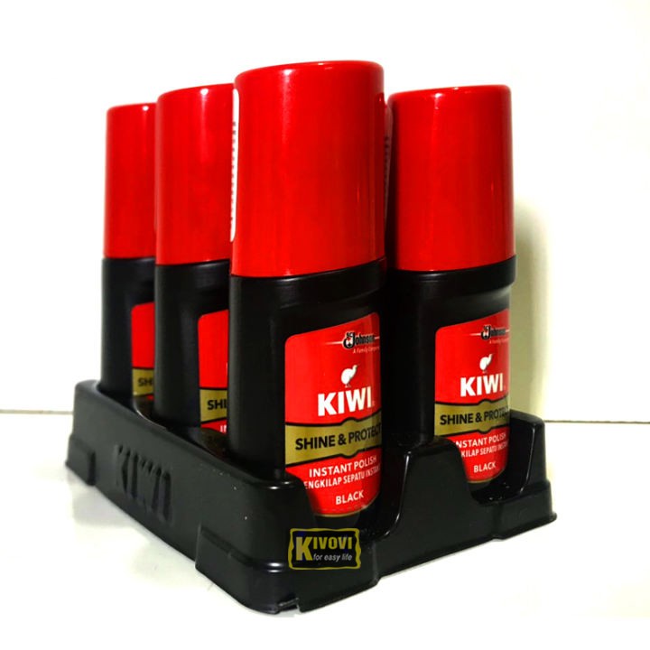 Xi Nước Đánh Giày Kiwi 30ml MÀU ĐEN - Si Nước Đánh Giầy Bằng Mút Bôi Xi - Kivovi