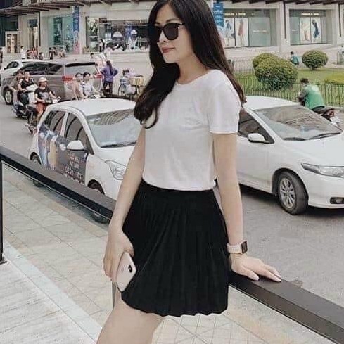 [ Mã WASTAPR giảm 10K đơn 50K] Bán sỉ chân váy xếp li shynstores dáng ngắn cạp chun siêu hot | BigBuy360 - bigbuy360.vn