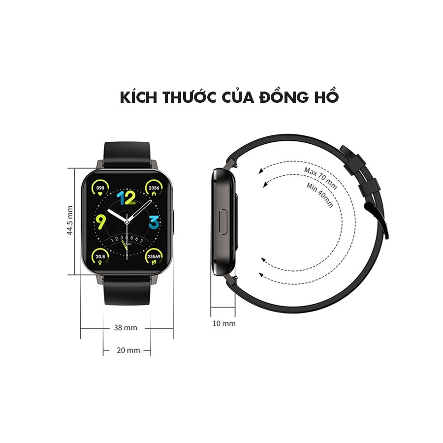 Đồng hồ thông minh DTX MAFAM Cho Nam Nữ ,thể thao,chống nước IP68 Màn Hình HD 1.78 Inch