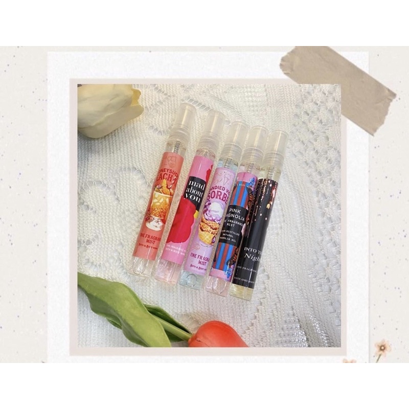 Xịt thơm bath & Body works, victoria serect mini đủ mùi nam nữ 10ml