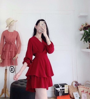 Váy jum đỏ