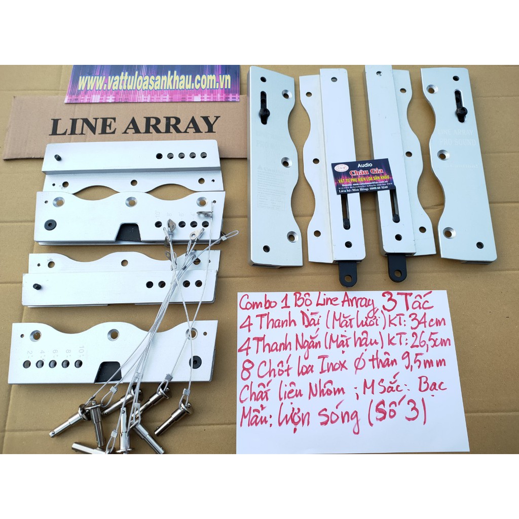 Nẹp loa array, line array 3T 1 bộ Audio Chau Gia - 3T số 3