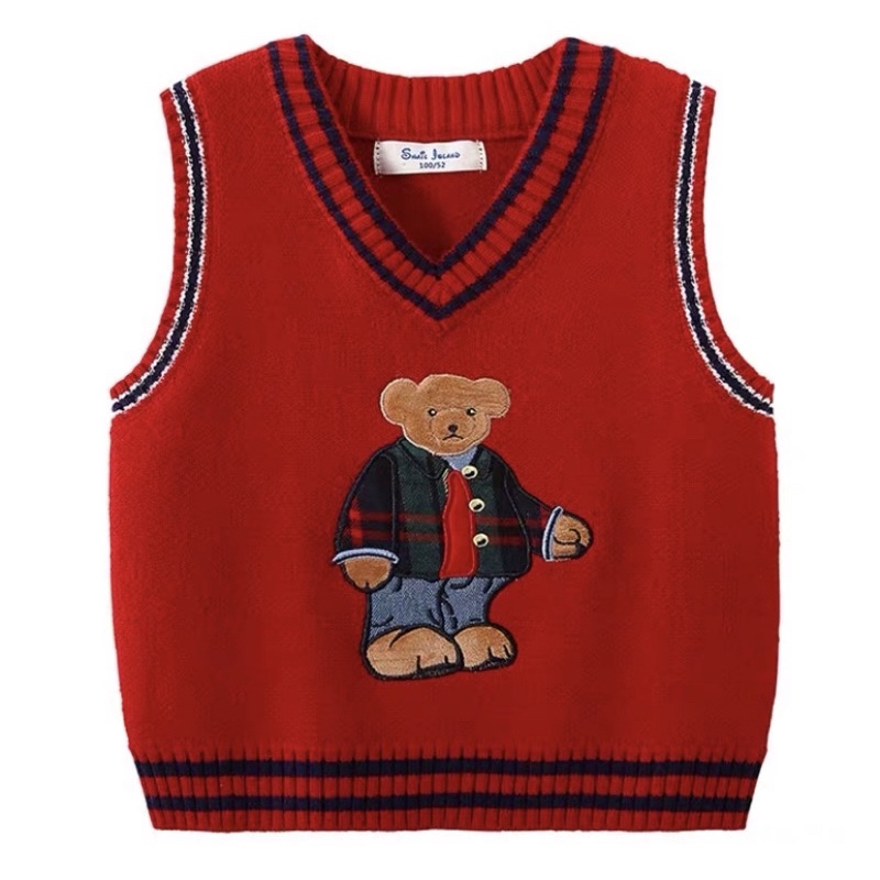 Áo GILE cho bé hình Gấu hàng cao cấp, chất đanh mịn, dày dặn