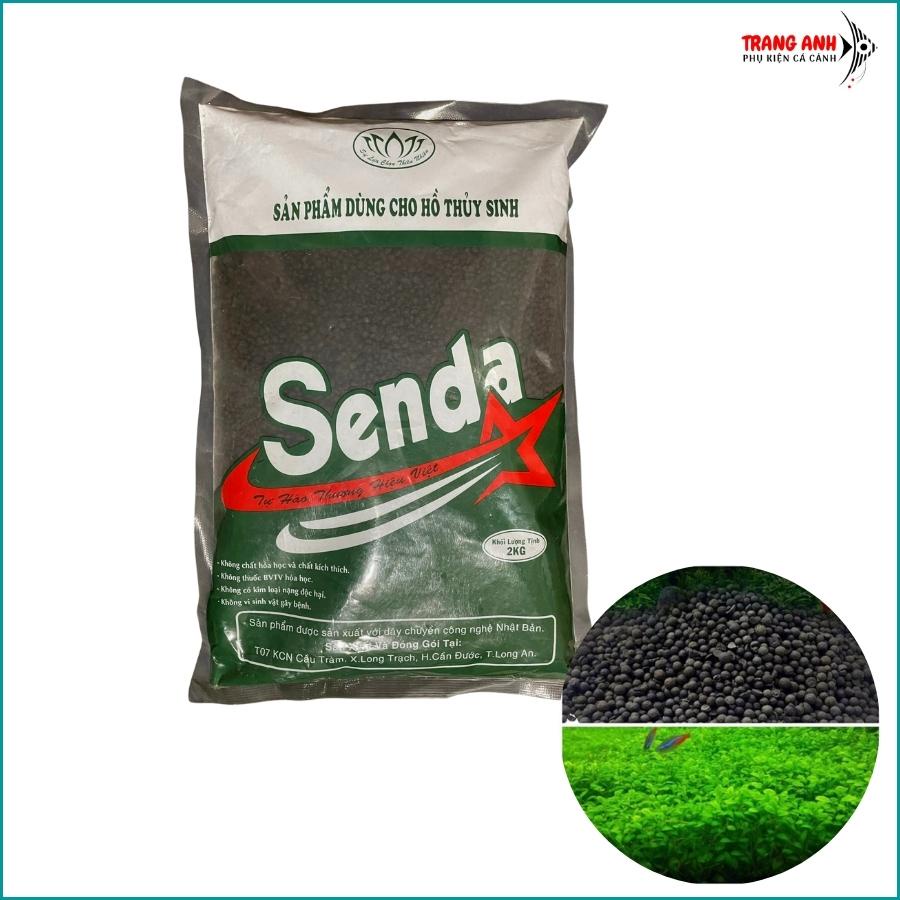 Phân nền thủy sinh Senda 2kg, Phân nền cho bể cá cảnh, thủy sinh Sản xuất theo công nghệ Nhật