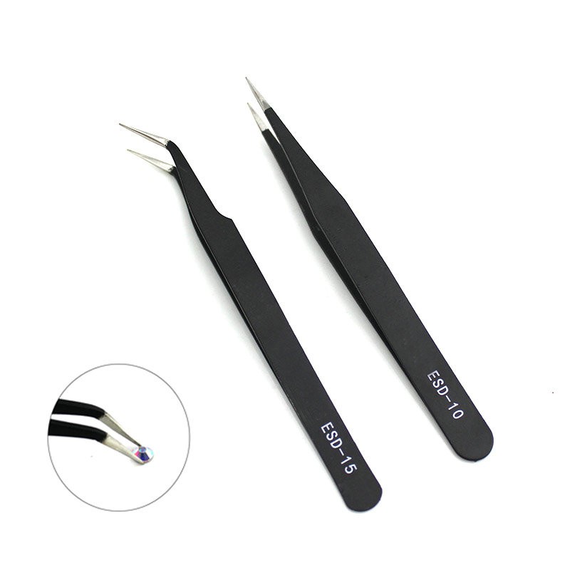 Nhíp Inox Chống Tĩnh Điện Chuyên Dụng Cho Gắn Mi Giả Chất Lượng Cao