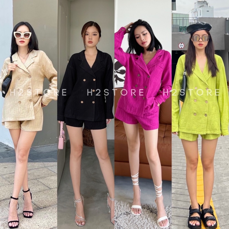 SÉT ÁO VEST + QUẦN SHORT