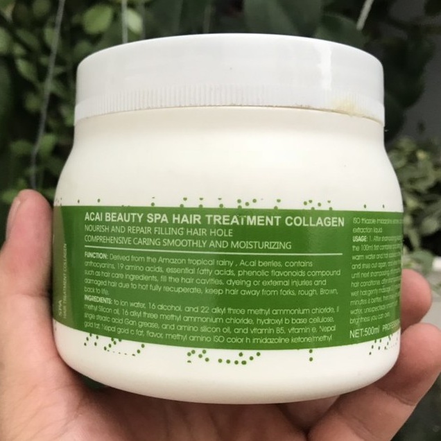 Hấp dầu phục hồi Acai Berry Spa Hair Treatment Collagen 1000ml