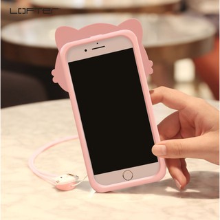Ốp lưng Thú Cưng Dễ thương Cho Iphone ( LOFTER )